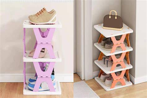 4-Tier Modular shoe organizer rack