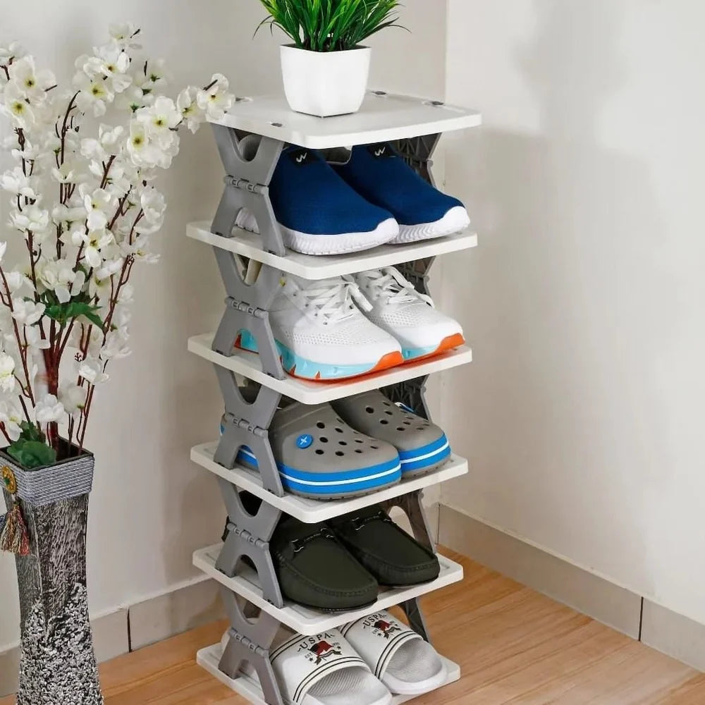 4-Tier Modular shoe organizer rack